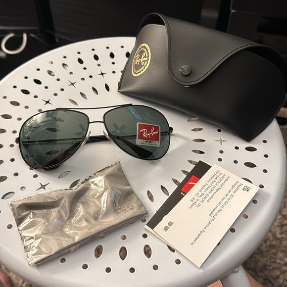Ray Ban Aviator Black frame  black lens New without tag - Picture 2 of 2